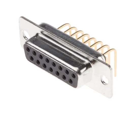63-4858-79　RS PRO 15直角通孔PCBD-副连接器插座，2.77毫米间距　528-3711