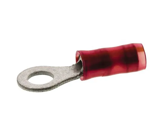 63-4933-78　TE Connectivity PIDG系列绝缘压紧环端子，M4螺柱尺寸，0.26mm2至1.65mm2线材尺寸，红色　1-320551-3