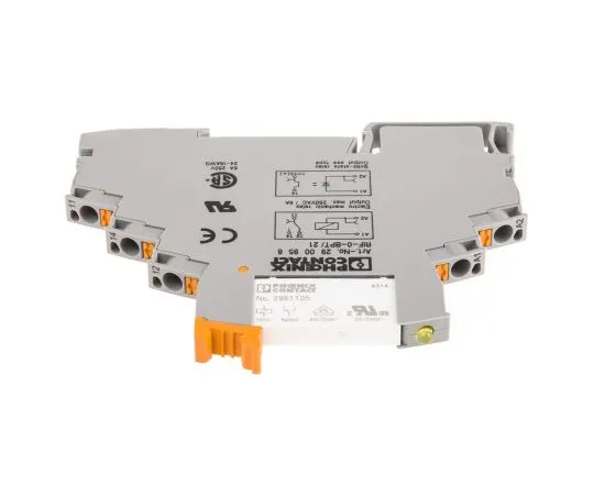 63-5109-34　PhoenixContactRIF-0-RPT-24DC/21 SPDT非Latching Relay DIN导轨，24V直流线圈，6A　2903370