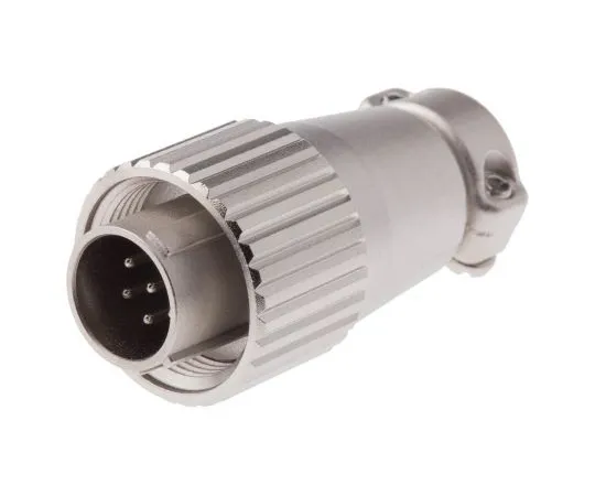 63-4903-59　广濑JR系列电缆安装连接器，5触点插头　JR13PK-5P(71)