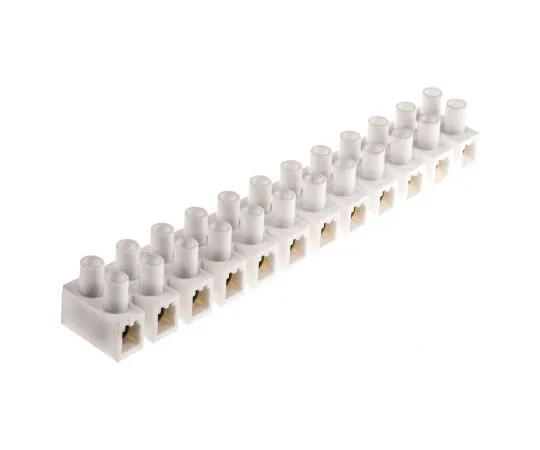63-4984-40　RS Pro非熔接终端铝块，12路/杆，螺旋下降终端，4AWG, PP, 400 V　703-3824