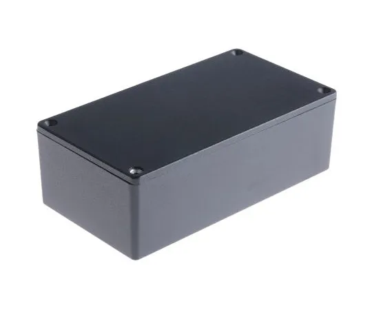 63-4858-97　Hammond 1590,压铸铝圈，IP54,屏蔽，153 x 82 x 46 mm　1590P1BK