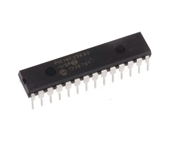 63-5009-63　单片机PIC18F25K80-I/SP,8位PIC单片机，64MHz, 32 kB闪存，28-PinSPDIP　PIC18F25K80-I/SP