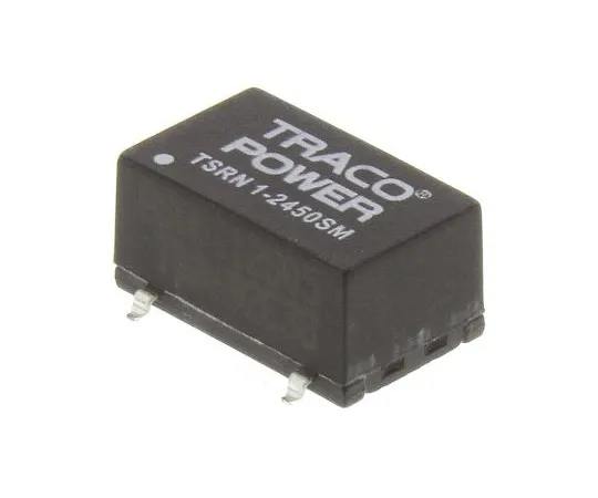 63-5064-37　TRACOPOWER开关稳压器，4.6→31 V直流，6.5→42 V直流输入，±5V直流输出，1 A, 400 mA　TSRN 1-2450SM