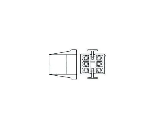 63-4945-98　TE Connectivity CommercialMATE-N-LOK男性连接器外壳，4.95毫米间距，8路，2列　1-480283-0