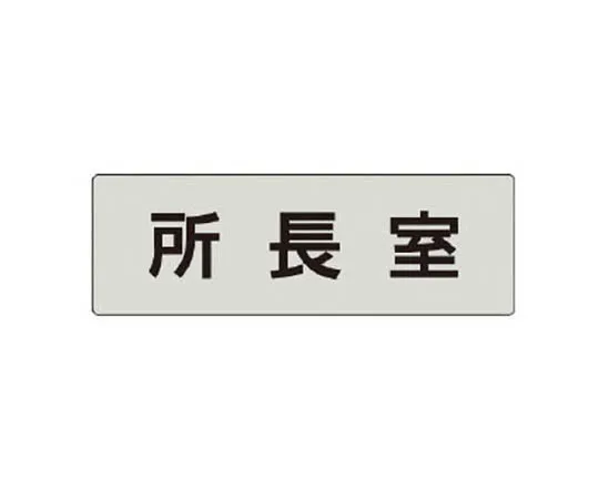 62-0343-37　［Discontinued］Room Name Display Plate Storage Aluminum (Hairline) 80 x 240 x 3 Thickness　RS456