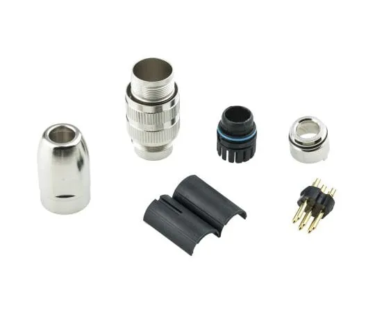 63-4860-09　Lumberg 6极丁插头，DIN EN 60529, 5 A, 250 V acIP68,螺丝开启　0332 06