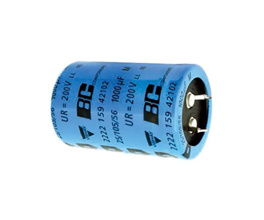 63-5052-13　Vishay 150μF400V直流铝电解电容器，通孔22 (Dia。)x 40 mm+105°22mm 10mm　MAL215936151E3
