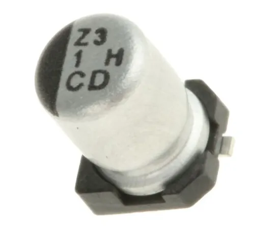 63-5006-42　镍氢1μF50V直流铝电解电容器，表面贴装4 (Dia。)x 5.8 mm+105°4mm　UCD1H010MCL1GS