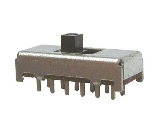 63-4925-63　PCB滑动开关四极双抛 (4PDT) 锁定300 mA@30 V直流滑动　MFS401N-2-Z