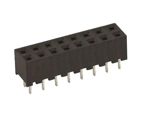 63-5093-24　广濑A3C系列2毫米间距16道2线直PCB插座，通孔，焊点终止　A3C-16DA-2DSA(71)