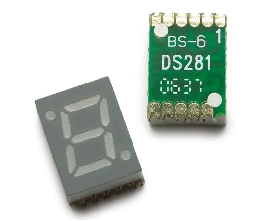 63-5127-41　HDSM-433CBroadcom 7段LED显示屏，CC红色14.3 mcd RH DP 10 mm　HDSM-433C