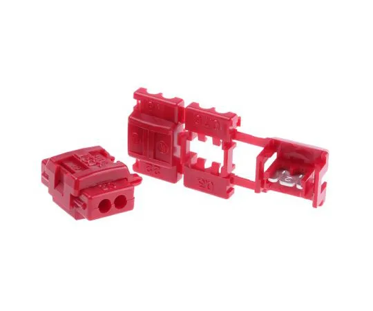 63-5055-54　JST CL系列抽丝接头，红色，绝缘，镀锡22→18 AWG　CL-2218S