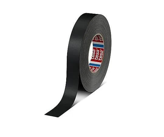 63-5078-45　Tesa Tesa 4651丙烯酸涂层黑色布带，25毫米x 50米，0.31毫米厚　4651 black 50mx25mm