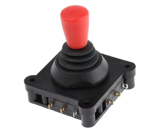 63-5104-18　IP67操纵杆，1、2轴，6 A@250V ac焊料250Vac, -20→+50°C　1D1-5F-15-451