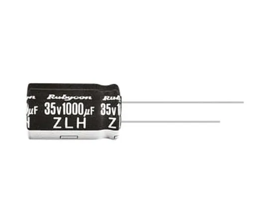 63-4985-21　Rubycon 1000μF80V直流铝电解电容器，通孔16 (Dia。)x 40 mm+105°16mm 7.5mm　80ZLH1000MEFCCE16X40