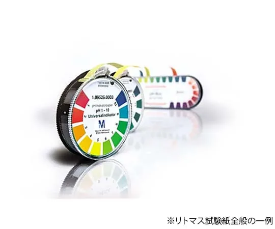 61-0307-27　石蕊试纸pH值测试红色角色类型 (4.8m) ，用色标Reag。pH Eur 109489 3卷　1.09489.0003