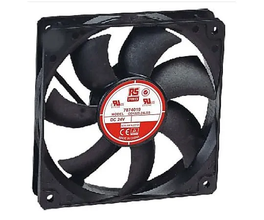 63-5100-81　RS PRO轴向风扇120 x 120 x 25mm, 72cfm, 3W, 24 V直流　787-4019