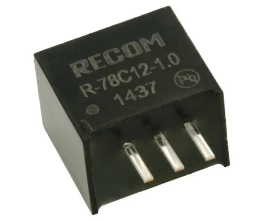 63-5043-90　恢复开关稳压器，15→42V直流输入，12V直流输出，1A　R-78C12-1.0