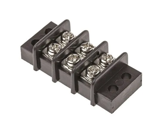 63-5078-40　RS Pro非熔接终端铝块，3路/极，螺丝终端，12 AWG自由悬挂，面板安装，聚酰胺，750 V　763-8129