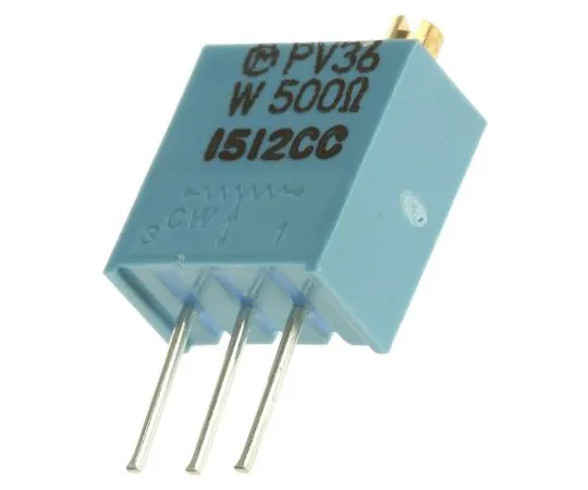 63-5083-98　500Ω通孔微调电位器0.5W顶部调节阀PV36系列　PV36W501C01B00