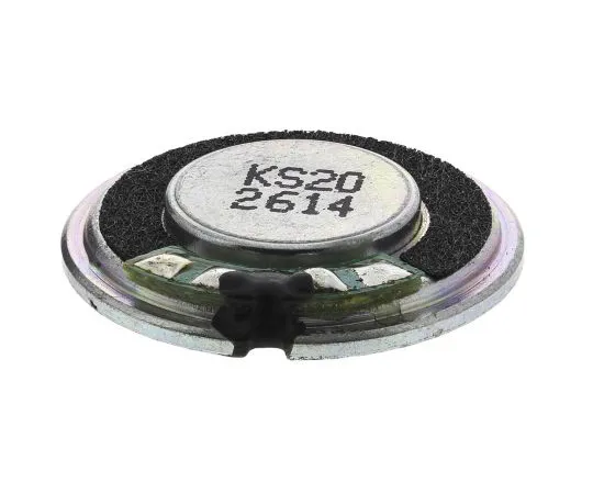 63-5086-37　RS PRO 8Ω0.3W微型扬声器20毫米迪亚。20 x 3.1毫米 (LxWxD)　771-6989