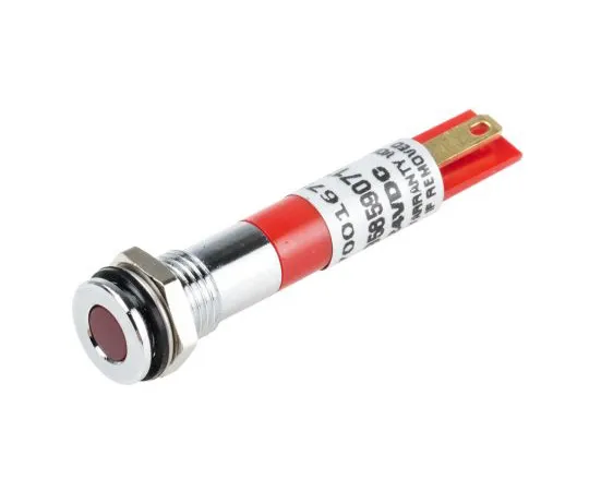 63-4977-77　RS PRO红色指示器，24 V直流，8毫米安装孔尺寸，焊点终止，IP67　700-1675