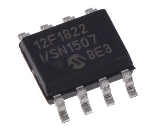 63-4985-42　单片机PIC12F1822-I/SN,8位PIC单片机，32MHz, 256 B, 2K x 14字闪存，8引脚SOIC　PIC12F1822-I/SN
