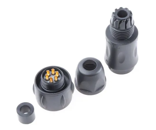 63-4963-16　Souriau UTS系列电缆安装连接器，6触头插座　UTS6JC10E6P