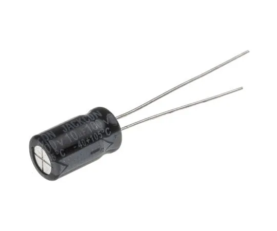 63-4998-68　RS PRO 10μF100V直流铝电解电容器，通孔6.3 (Dia。)x 11mm+105°6.3mm 2.5mm 11mm　711-1693