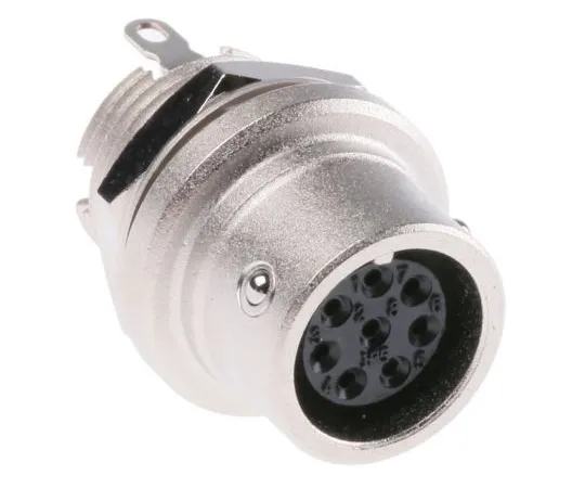 63-4960-50　广濑MXR系列迷你面板安装连接器，8触点插座　MXR-8RA-8S(71)