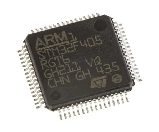 63-5050-83　意法半导体，32位ARM CortexM4F微控制器，168MHz, 1.024 MB闪存，64-PinLQFP　STM32F405RGT6