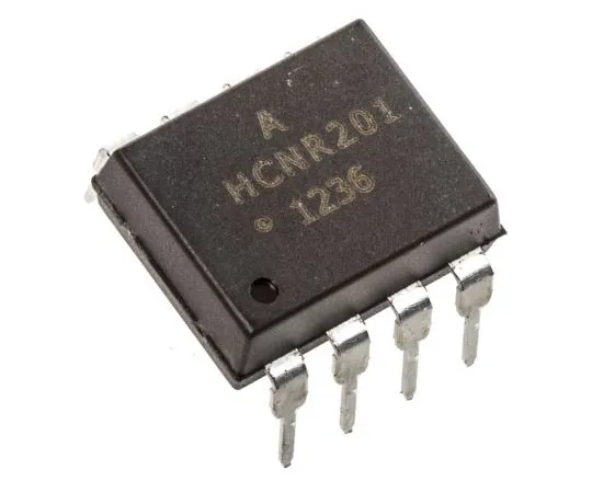 63-4876-38　Broadcom,HCNR201-000E直流输入光电二极管输出光耦合器，通孔，8针PDIP-W　HCNR201-000E
