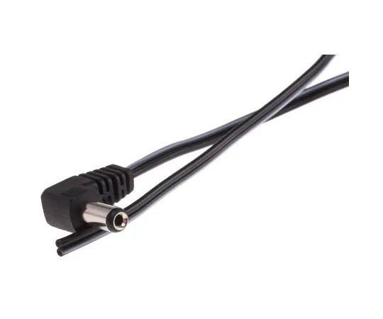 63-4919-25　RS PRO 1.8米电源线，直角2.1 mm插头，无端，1 A, 12 V　656-3850