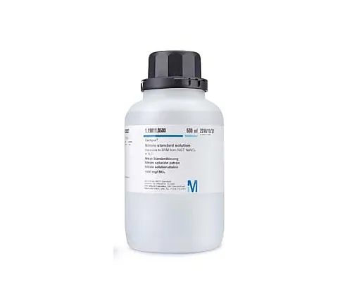 61-0317-02　氯化物标准溶液可用于NIST的SRM (Nacl in H 2 O) ， 1000 mg/L Cl Certipur (R) 119897 500mL　1.19897.0500