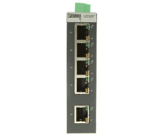 63-5002-38　Phoenix ContactFL SWITCH SFNB5TXUnmanaged Ethernet Switch Ethernet Device for use with Ethernet Network　2891001