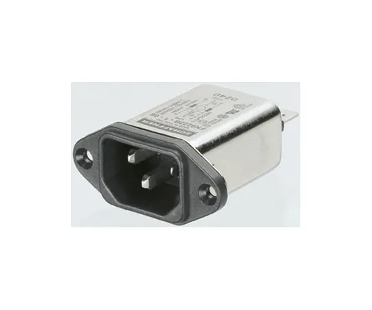 63-4992-85　男性IEC过滤器面板安装，Faston,额定3A, 250 V交流工作频率0→400Hz　FN9244EB-3-06