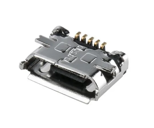 63-5004-66　Amphenol FCI B 2.0微型USB连接器接收器，直角　10104110-0001LF