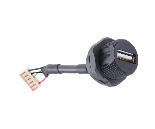 63-5043-96　AmphenolUSB-A现场系列，面板安装，版本类型A类型A USB连接器，收发器　USBAF7
