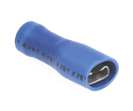 63-4965-22　JST FLVDDF系列蓝色绝缘压痕收发器，4.75×0.5毫米，1毫米2至2.6毫米2,16毫米至14毫米2。　FLVDDF2-187A-5