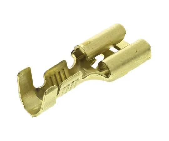 63-4933-90　TE ConnectivityFASTIN-FASTON.250系列Crimp Receptacle, 6.35 x 0.81mm,0.8mm2到2mm2,18AWG到14AWG。　42281-1