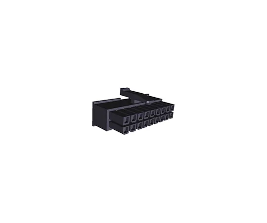 63-5014-68　TE Connectivity MicroMATE-N-LOK女性连接器外壳，3毫米间距，18路，2列　1-794617-8