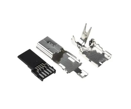 63-5078-98　广濑UX系列，版本2.0 B型迷你USB连接器，插头　UX40A-MB-5P
