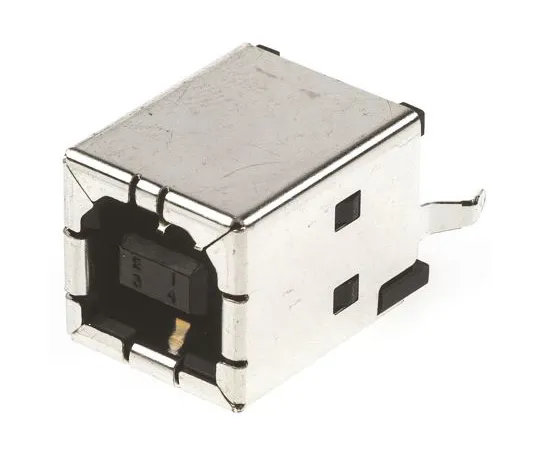 63-4859-17　TE Connectivity 1 Port Straight Through Hole Mount Female Version 2.0 Type B USB Connector　5787834-1