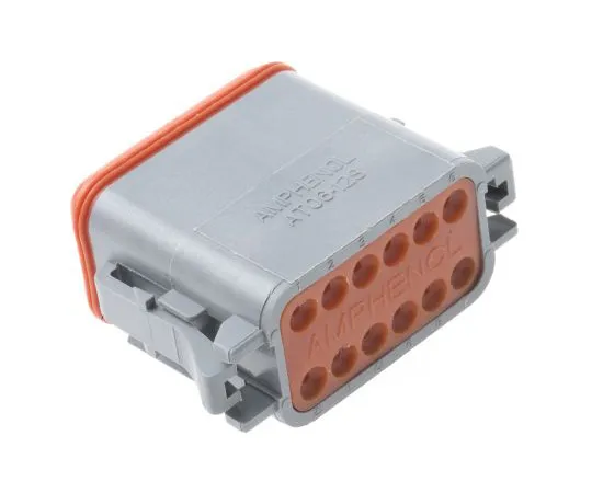 63-4973-76　Amphenol AT系列12 Way电缆安装插头电源连接器　AT06-12SA