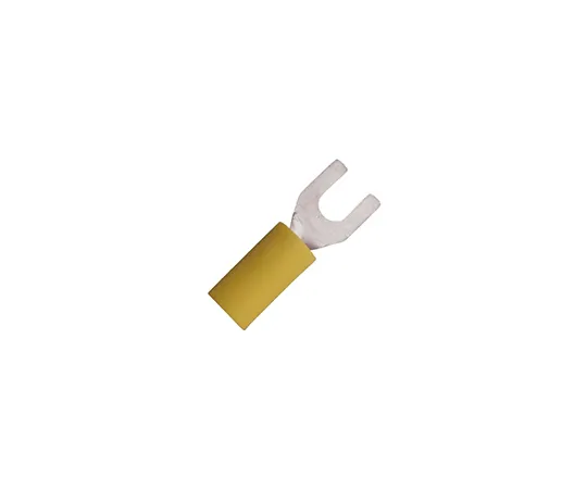 63-4882-72　JST Crimp铁锹连接器，2.6mm2至6.6mm2,12AWG至10AWG,5mm柱尺寸乙烯基，黄色　V5.5-5A