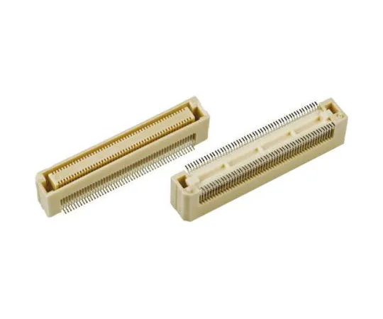63-4965-89　Hirose Function MAXFX8C系列0.6mm间距80道2线直PCB插槽，表面贴装，焊点终止　FX8C-80S-SV5(91)