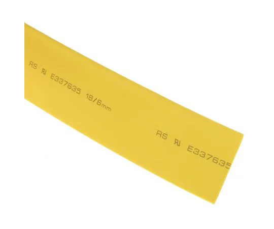 63-4979-22　RS黄色无热收缩管18毫米袖罩。x 3m长3:1比例　700-4484