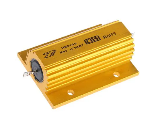 63-5020-64　TE Connectivity HSC100系列铝制厚底焊丝线路板贴装电阻，470mΩ±5% 100W　HSC100R47J