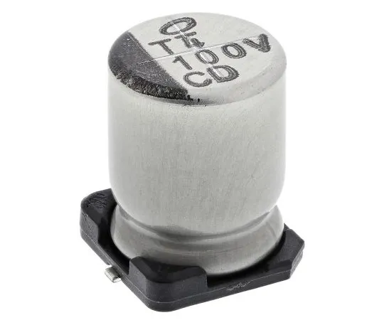 63-5006-38　镍氢100μF35V直流铝电解电容器，表面贴装8 (Dia。)x 10 mm+105°8mm　UCD1V101MNL1GS